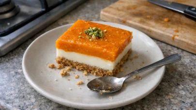 Fırın kullanmadan hazırlanan bal kabaklı muhallebili pasta tarifi! Hem hafif hem lezzetli!
