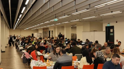 Kütahya Belediyesi çalışanları, geleneksel iftar programında bir araya geldi