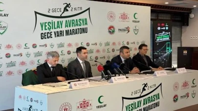 Yeşilay, düzenleyeceği gece startlı ilk kıtalararası maraton ile dikkatleri üzerine çekiyor