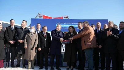 Tekirdağ'ın Çorlu ilçesinde inşa edilecek olan Sebze ve Meyve Toptancı Hali'nin temeli atıldı!