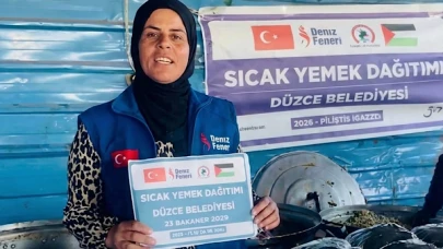 Düzce Halkı Gazze'ye Ulaşan Yardım ile Dayanışma İftarı Gerçekleştirdi
