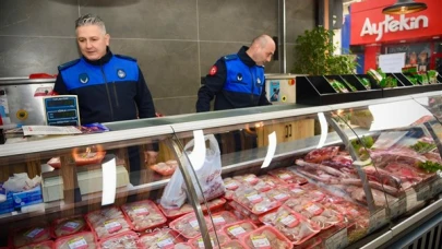 Giresun'da Kasapları Denetleyen Zabıta Ekipleri Görev Başında