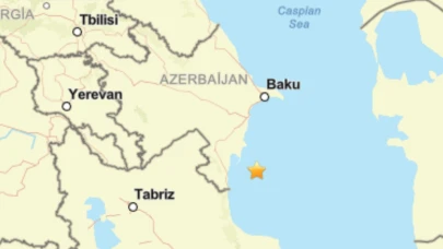 Azerbaycan'da meydana gelen 5,6 büyüklüğündeki deprem