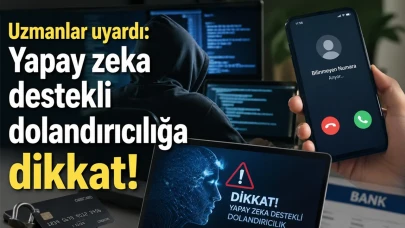 Uzmanlar dikkat çekti: Yapay zeka ile desteklenen dolandırıcılık tehlikesi artıyor!