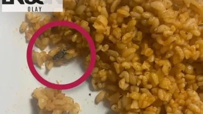 Hastane yemeklerinde çıkan böcek olayı tepkilere neden oldu.
