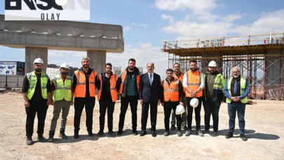 Altay, TÜMOSAN Kavşağı'nın İnşaatı Hakkında İncelemelerde Bulundu