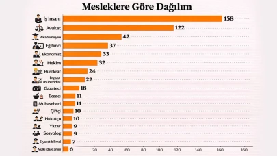 Türkiye'de milletvekillerinin meslek dağılımı incelendi!