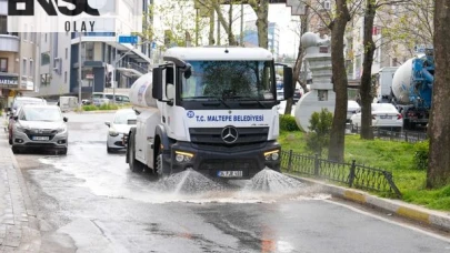 Maltepe Belediyesi, Küçükyalı bölgesinde bahar temizliği çalışmalarına devam ediyor