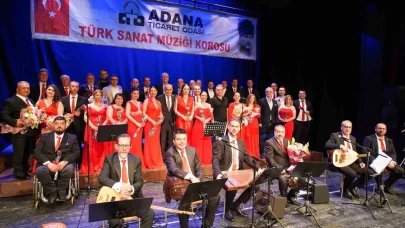 Adana'da müzik ziyafeti: ATO korosu sezonu muhteşem bir konserle noktaladı