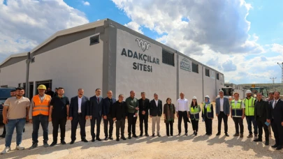 Gaziantep'te Adakçılar Sitesi projesi tamamlanma aşamasına geldi