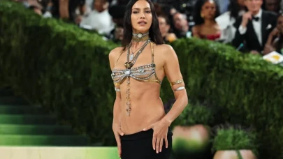 Irina Shayk, Met Gala'da cesur tarzıyla dikkatleri üzerine çekti