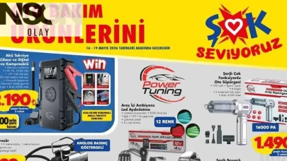 16 Mayıs 2026 tarihli Şok Aktüel Kataloğunda Otomobil Bakım Ürünleri İndirim Fırsatı!