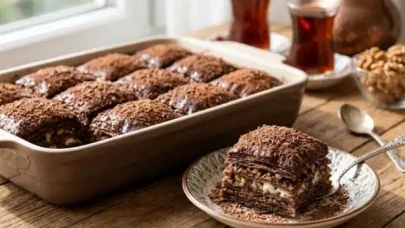 Tatlı tutkunlarını mest edecek yeni bir lezzet: Çikolatalı dondurma baklavası tarifi!