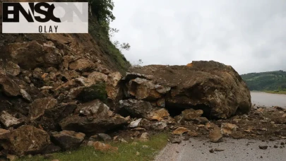 Tokat-Çat kara yolunda meydana gelen heyelanların nedenleri ve alınan önlemler araştırılıyor