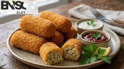 Dışı çıtır içi yumuşacık enfes atıştırmalık: Tavuk kroket tarifi