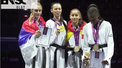 Türk tekvandosunun altın kızı Avrupa’yı fethetti