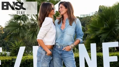 Sanki kendi ikizini doğurmuş! Anne kız birlikte modellik yaptı, ünlü aile tam kadro desteğe geldi