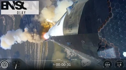 SpaceX'in Yeni Roketi Starship V3, Uzayda İlk Uçuşunu Gerçekleştirdi!