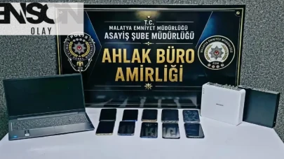 Malatya’da fuhuş operasyonu: 4 şüpheli gözaltında
