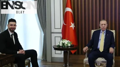 Cumhurbaşkanı Erdoğan, milli basketbolcu Alperen Şengün’ü kabul etti