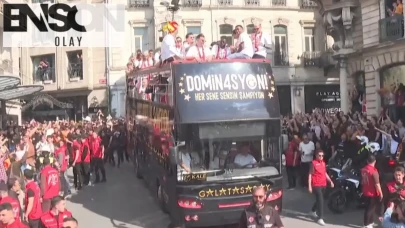 Galatasaray'da kutlama günü! 26. şampiyonluk için tören
