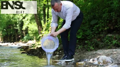 Kocaeli’nin dereleri yeniden canlanıyor: 50 bin alabalık doğaya salındı