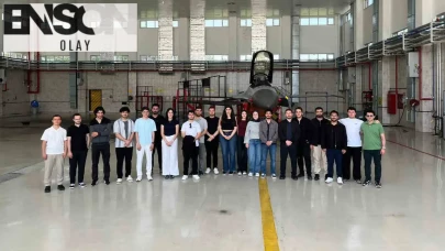 Geleceğin mühendisleri kokpite girdi: F-16'ların sırlarını yerinde keşfettiler