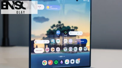 Samsung'un merakla beklenen yeni akıllı telefonu Galaxy Z Fold8'in geniş ekranı