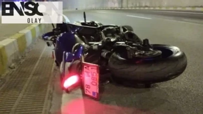 Karabük’te feci kaza: 110 metre sürüklenen motosikletten acı haber geldi