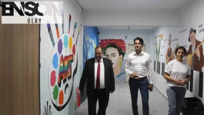 Gri duvarlara sanat dokunuşu: Köyceğiz’de okul artık bir ilham merkezi
