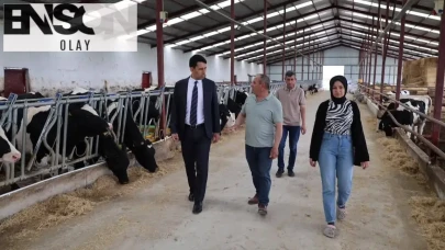 Beylikova’da hayvancılığın rotası çiziliyor: Kaymakam Kantilav’dan stratejik saha ziyareti