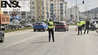 Ordu trafiğinde sıkı takip: Binlerce sürücüye ağır fatura