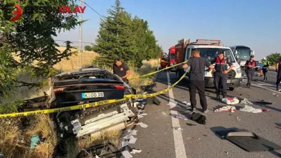 Nevşehir'de gurbetçi ailenin otomobili takla attı : 3 ölü, 1 yaralı