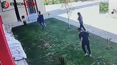 Kütahya'da cami bahçesindeki fıskiyeleri kırdılar : O anlar kamerada