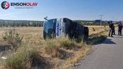 Eskişehir'de Yolcu Otobüsü Kazası: Yaralılar Var!