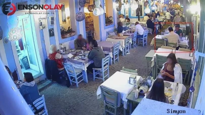Hesabı ödemeden tatlı yiyen müşteriler işletmeyi şaşkına çevirdi!