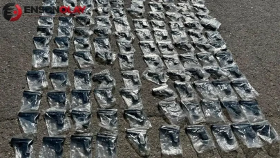 Tuzla'da yolcu otobüsünde gizli cephanelik : 120 ruhsatsız silah ele geçirildi