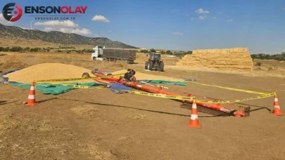 Kırıkkale'de feci kaza : Makinenin altında kalan genç işçi öldü