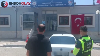 Mersin'de emniyet şeridini ihlal eden sürücüye 25 bin TL ceza