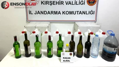 Kırşehir'de kaçakçılık : 48 litre kaçak alkol ele geçirildi