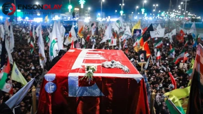 İran'ın eski lideri Hamaney için Kerbela kentinde anma töreni düzenlendi