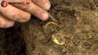 Pirinç tarlasında bulunan antik altın yüzükler 2 bin yıl sonra gün yüzüne çıktı!