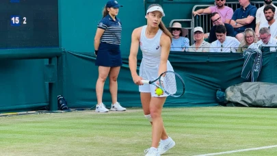 Milli tenisçi Zeynep Sönmez, Wimbledon'a 2. turda veda etti
