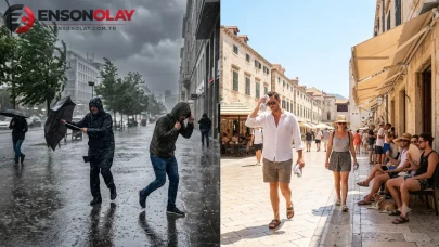 Meteoroloji Uyarıyor: Kuzeyde Sağanak Yağış, Batıda Şiddetli Rüzgar ve Güneyde Kavurucu Sıcaklık!