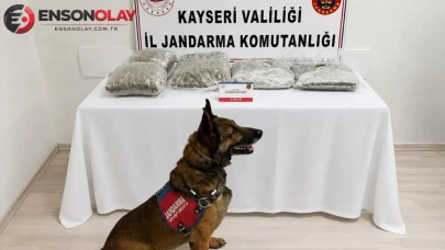 Kayseri'de uyuşturucu operasyonu : 5 kilo esrar ele geçirildi
