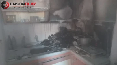 Avşa Adası'nda evde korkutan yangın