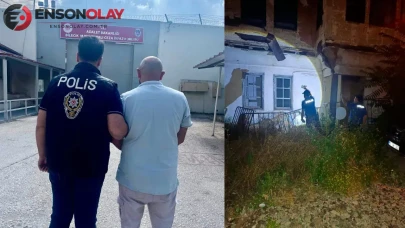 Bozüyük'te kaçak olarak bulunan ve 6 yıl hapis cezası olan bir kişi metruk binada yakalandı