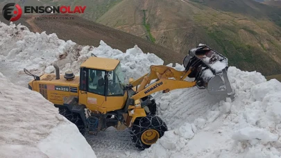 Sivas'ta Temmuz Ayında Beklenmedik Kar Yağışı: Kösedağ Yolu Açılıyor!