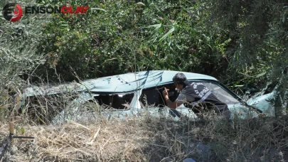 Manisa'da kayıp olarak aranan yaşlı adamın otomobiliyle kanala uçtuğu ortaya çıktı