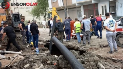 Ordu'da Altyapı Çalışması Sırasında Meydana Gelen Göçükte 2 İşçi Yaralandı